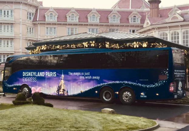 Boka en expressbuss Från Paris till Disneyland