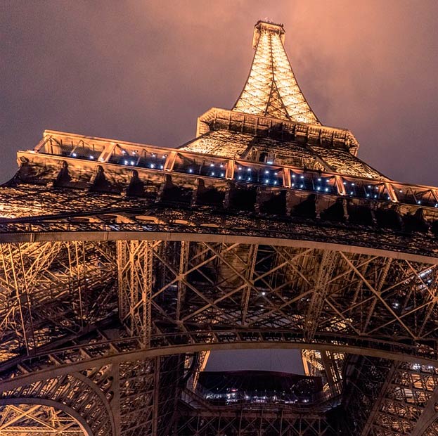 Besök Eiffeltornet under jul
