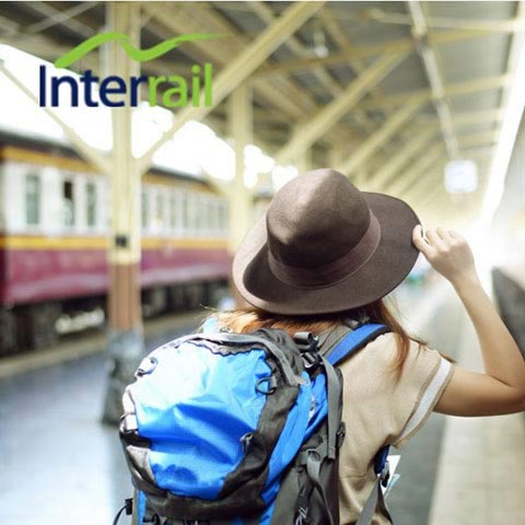Interrailkort - Sammannhängande dagar - Europa