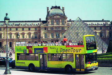 Paris hop on hop off busstur