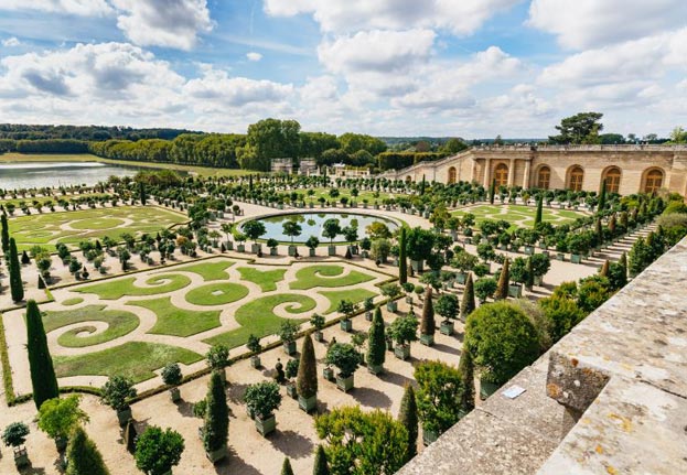 Slottet Versailles i Paris