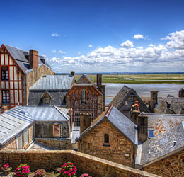 Tidvatten Mont Saint Michel